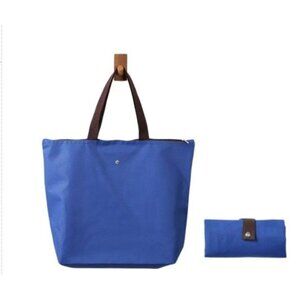 #0665   Classic Blue NWOT Large Capacity Foldable Oxford Tote Bag